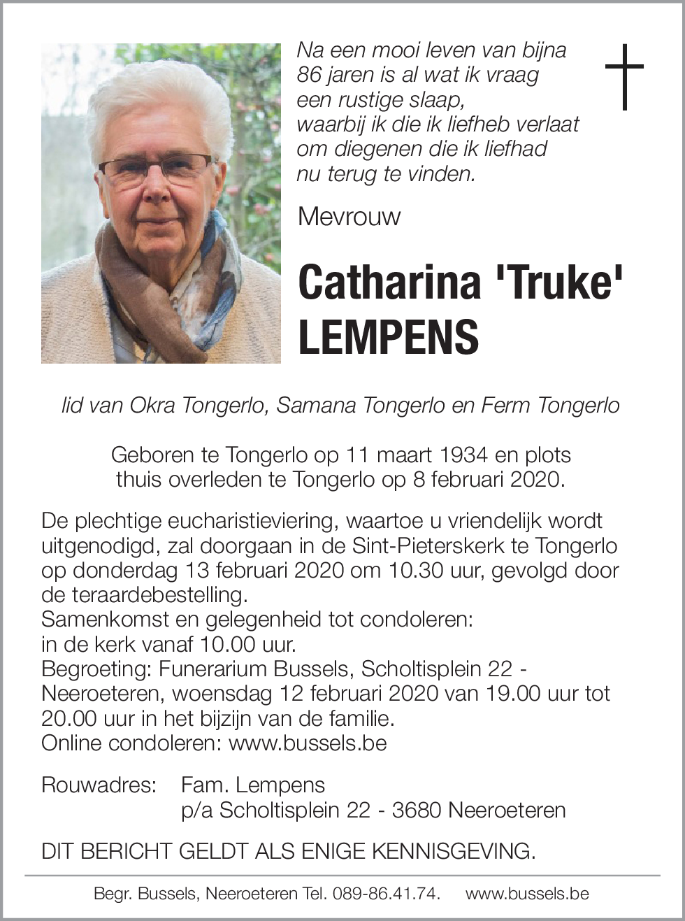 Catharina 'Truke' LEMPENS