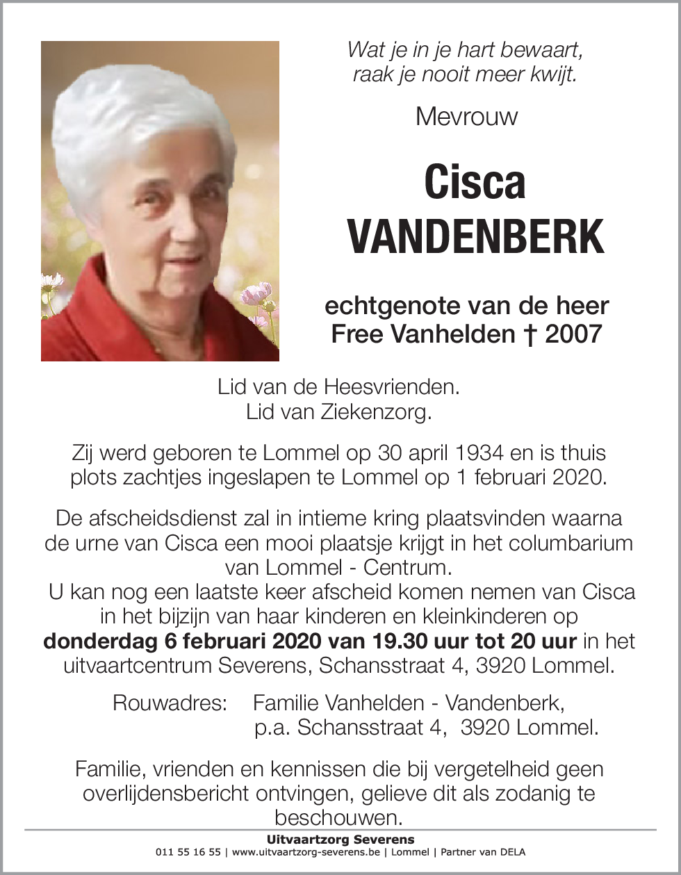 Cisca Vandenberk