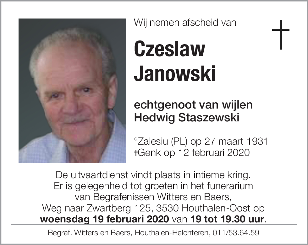 Czeslaw Janowski