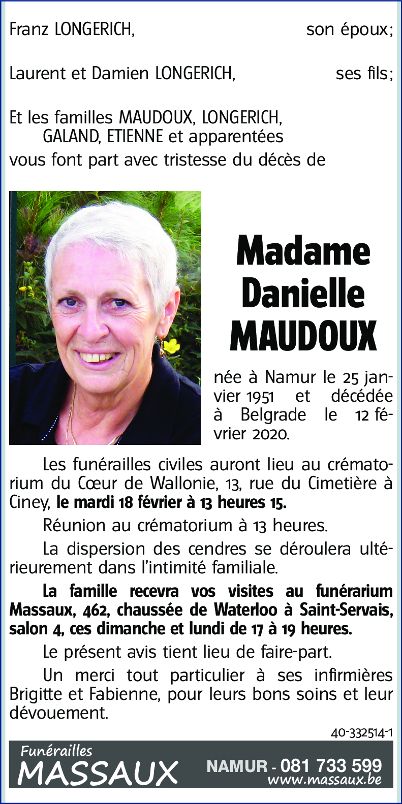 Danielle MAUDOUX