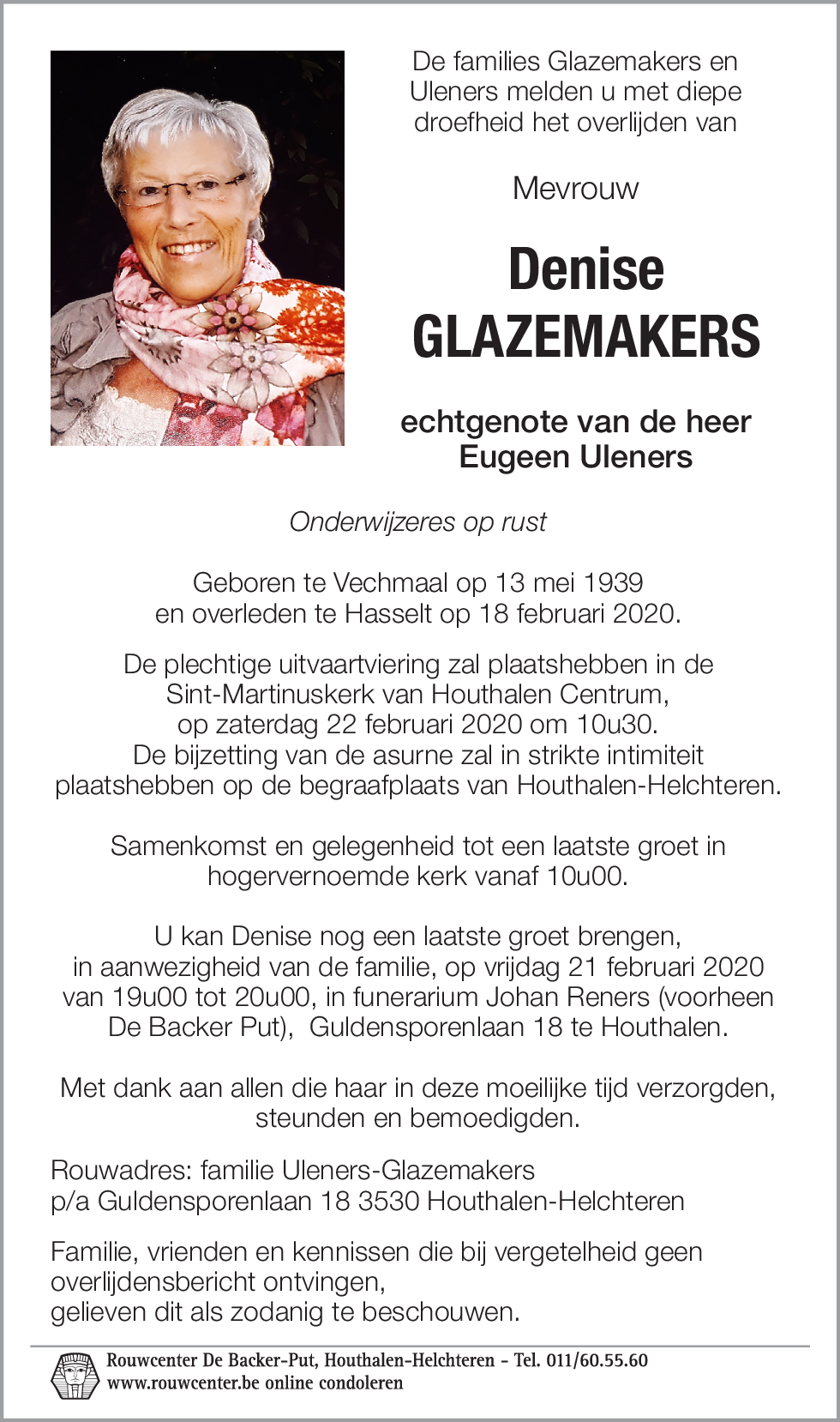 Denise Glazemakers