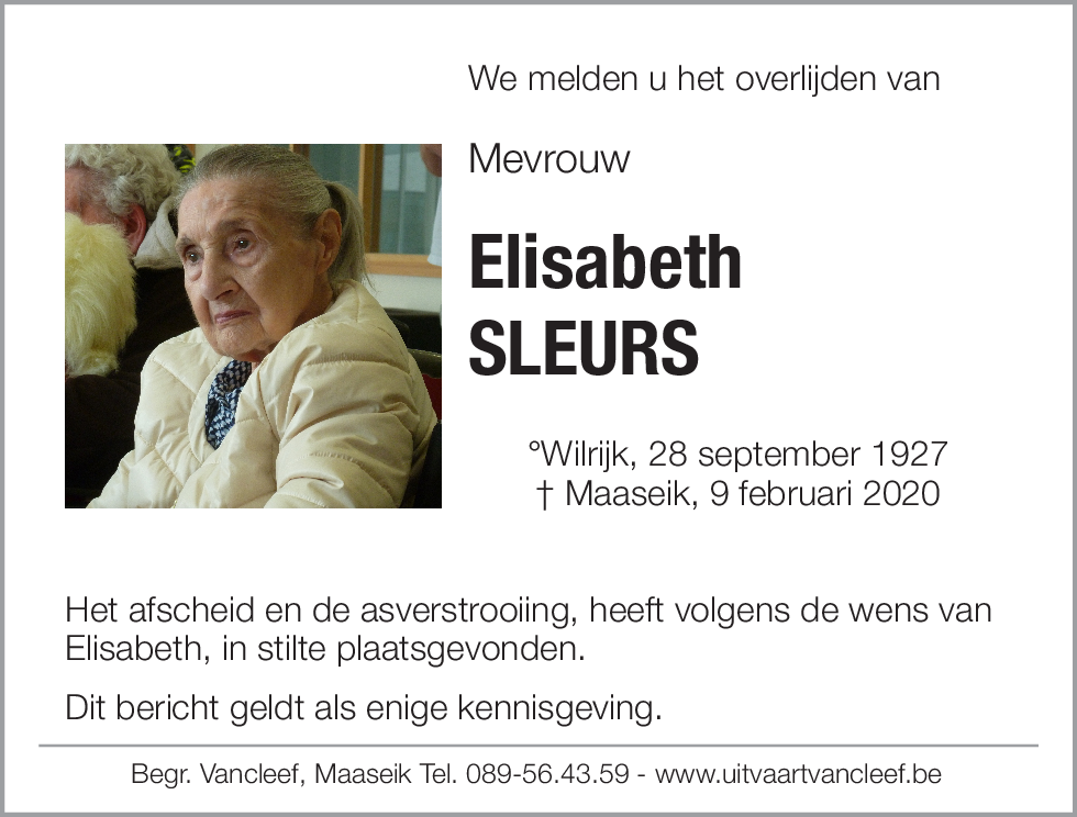 Elisabeth Sleurs