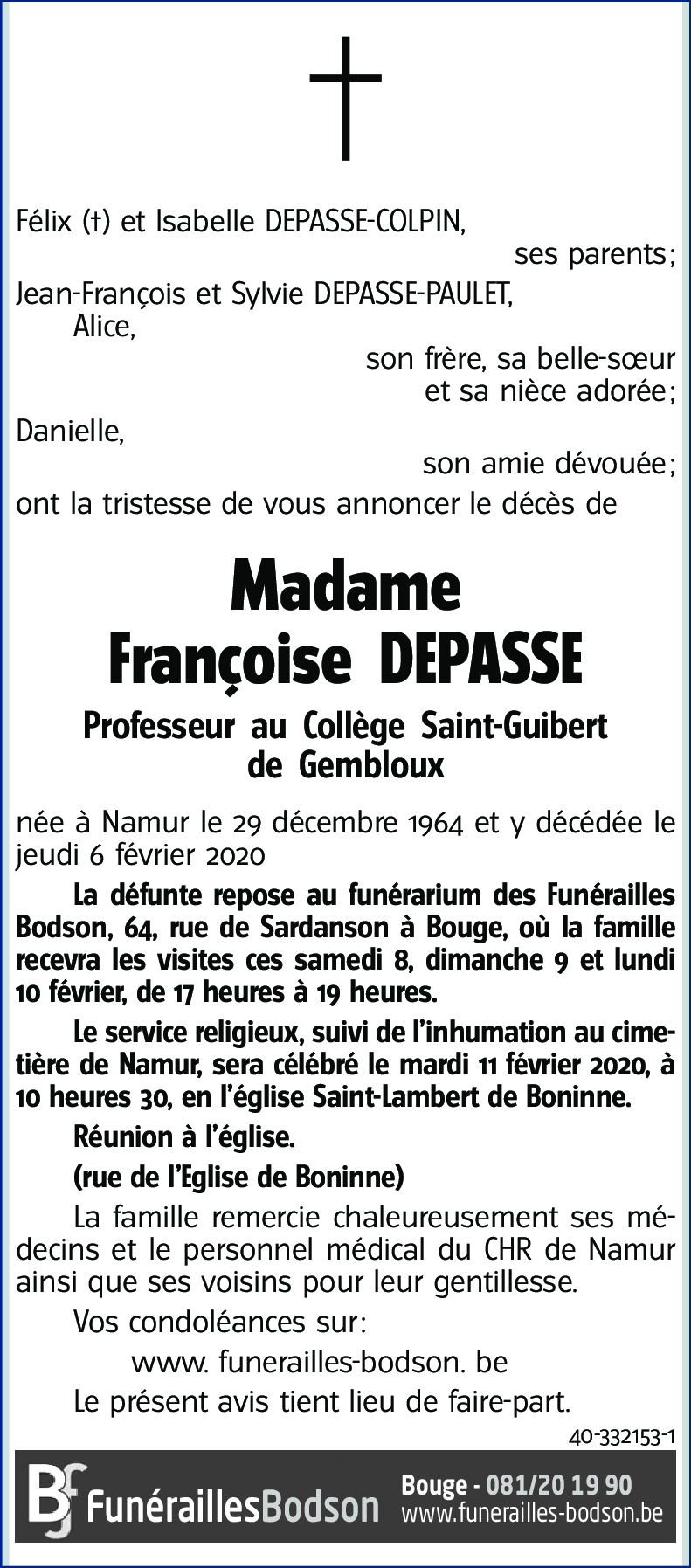Françoise DEPASSE