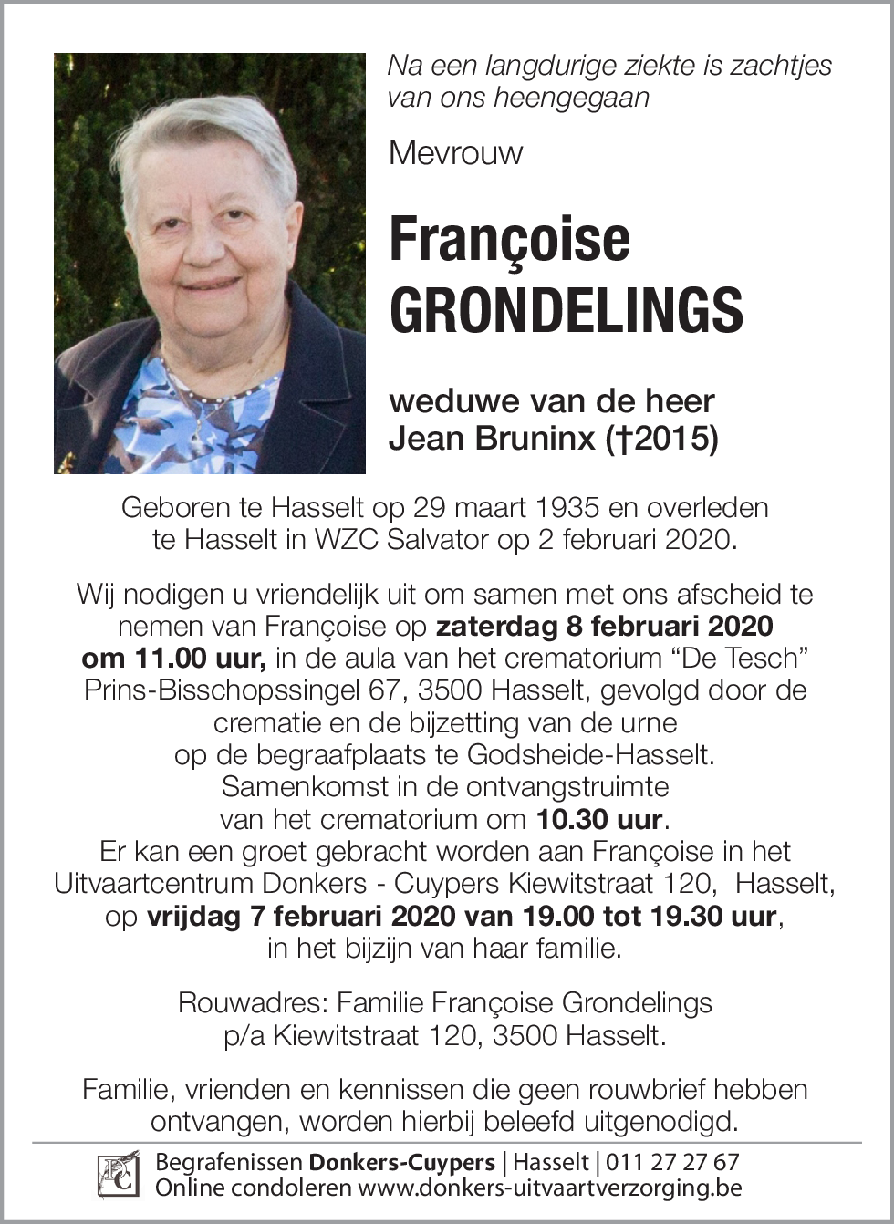 Françoise Grondelings