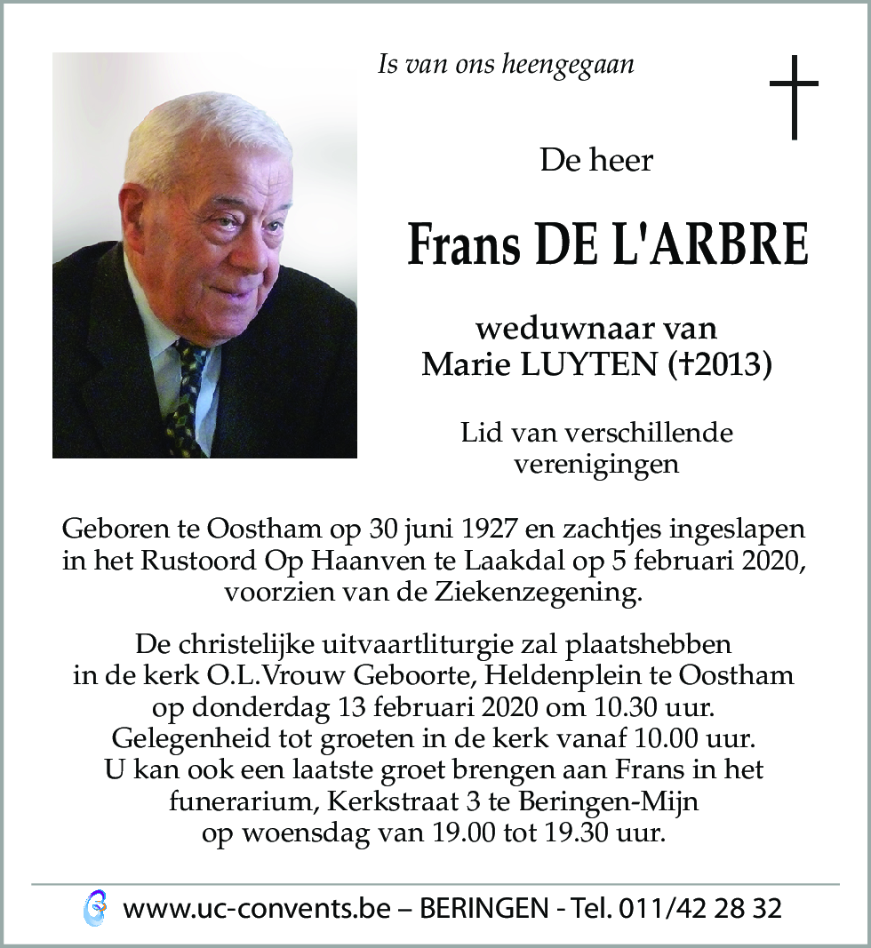 Frans De l'Arbre