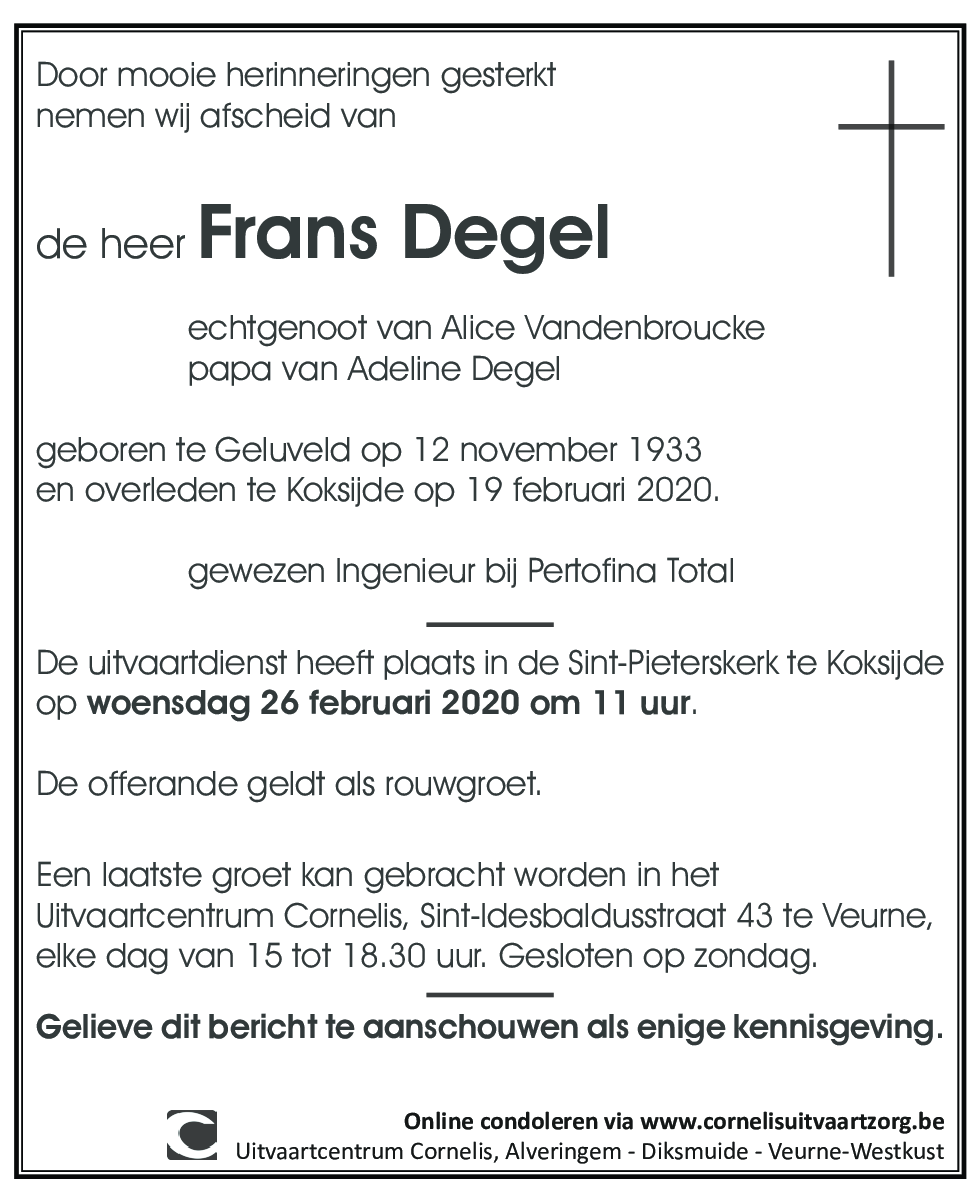 Frans Degel