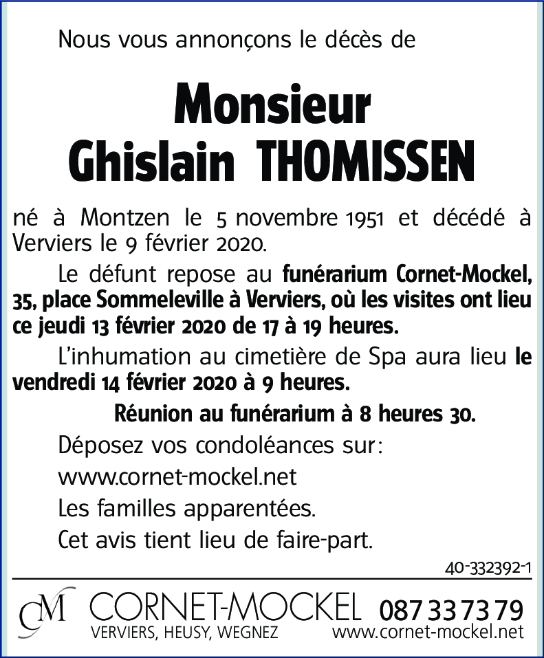 Ghislain THOMISSEN