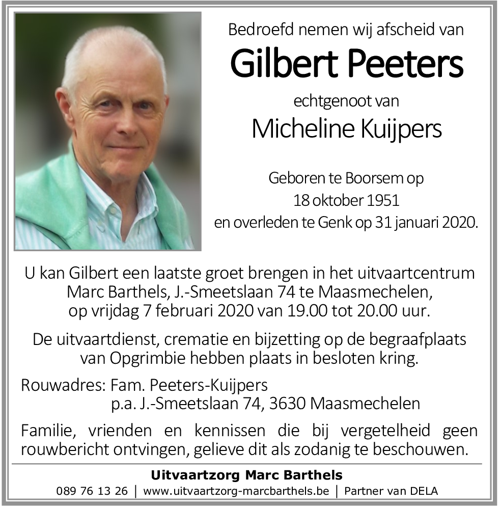 Gilbert Peeters