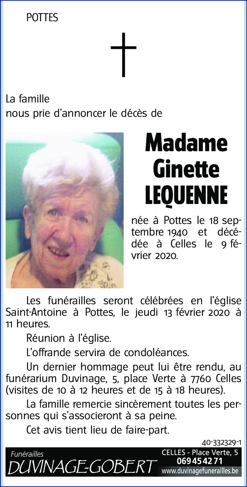 Ginette LEQUENNE