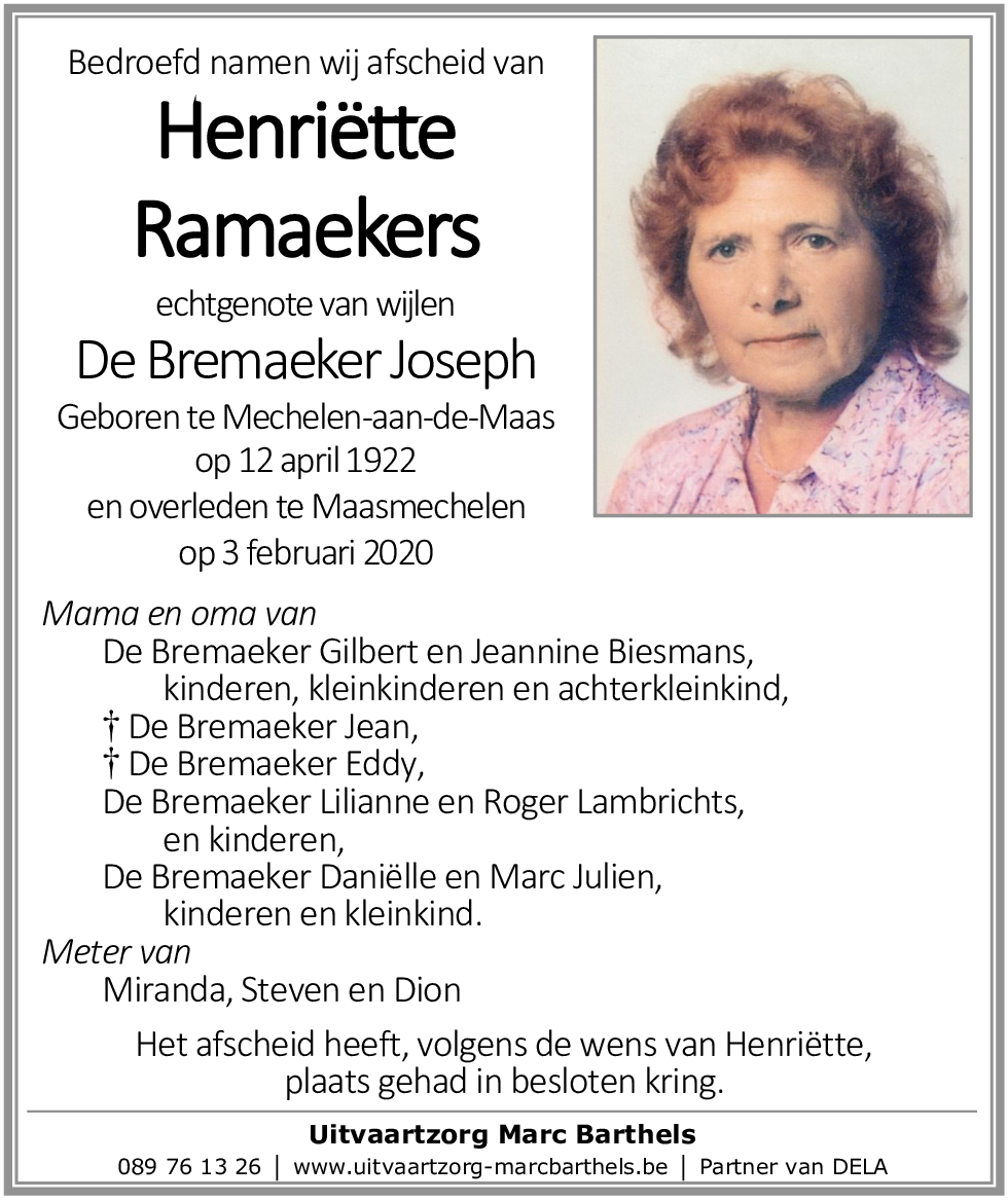 Henriette Ramaekers