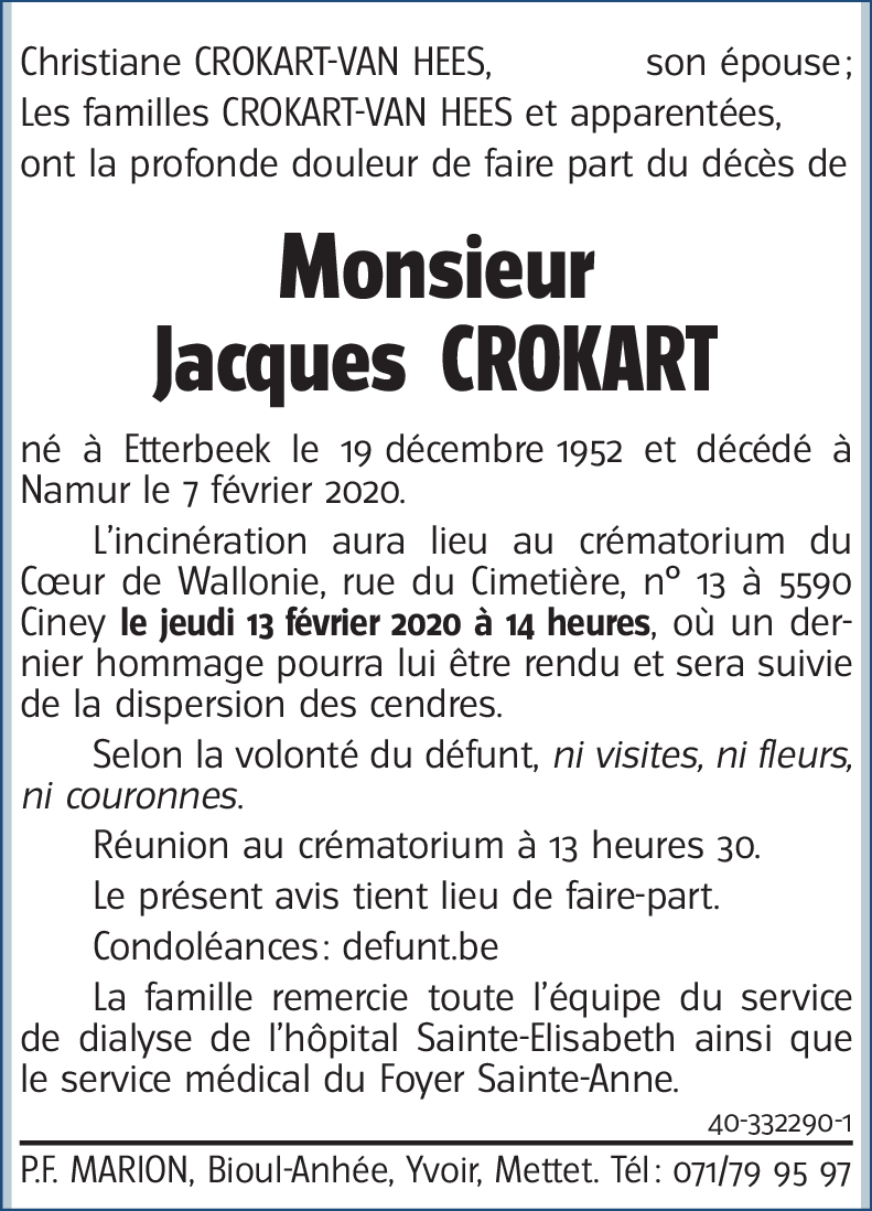 Jacques CROKART