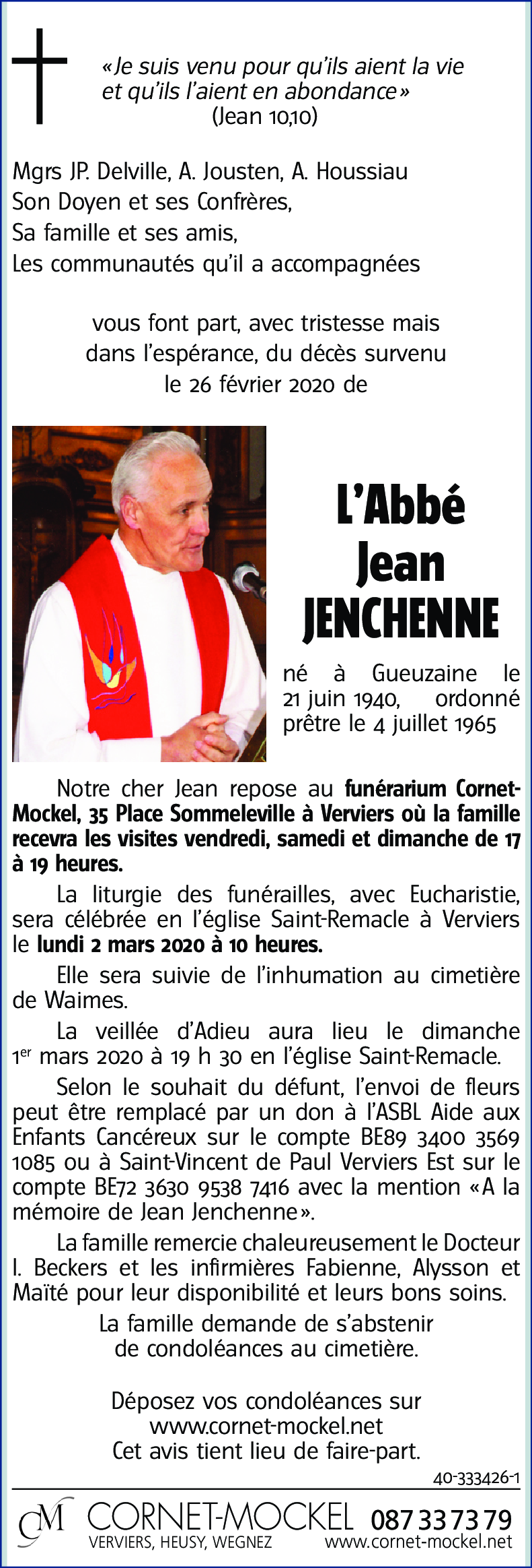 Jean JENCHENNE
