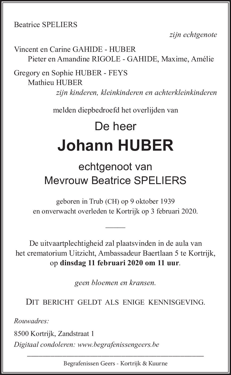 Johann HUBER