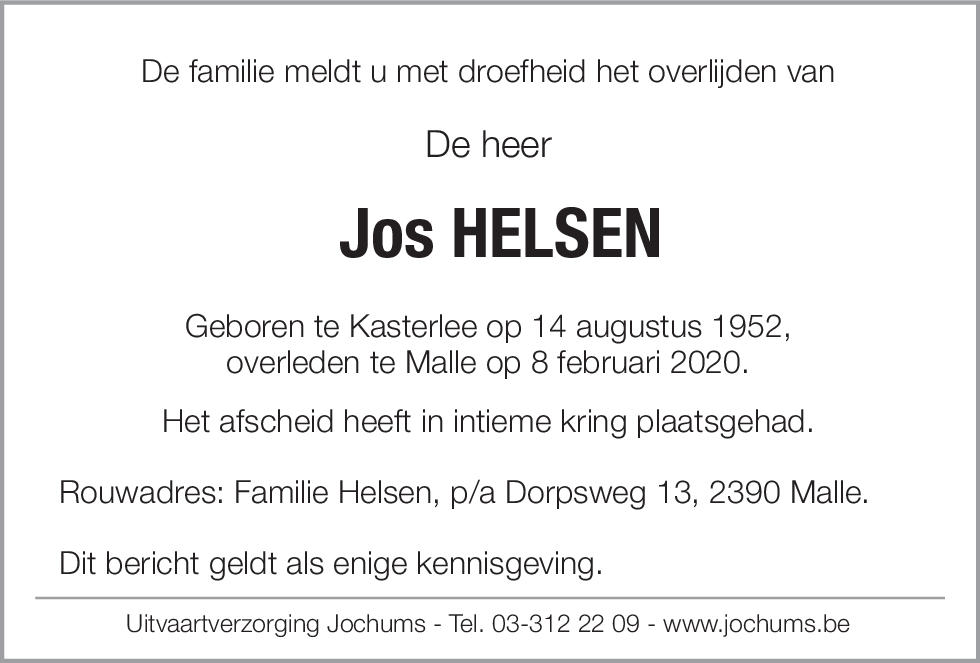 Jos Helsen