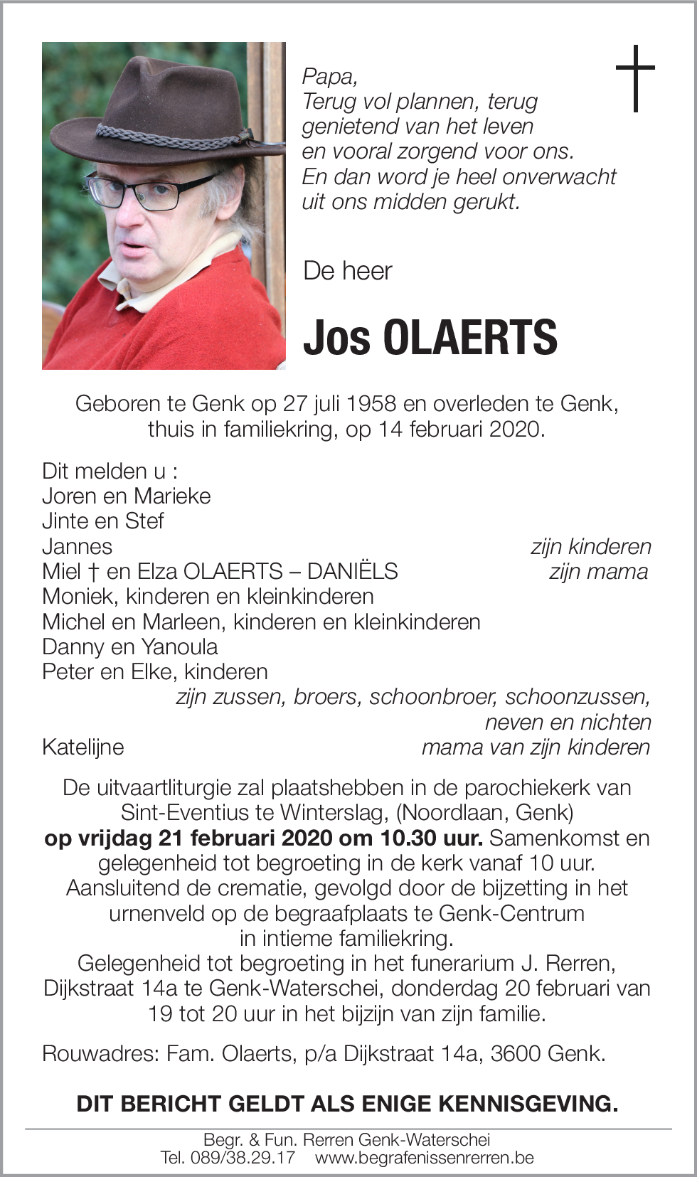 Jos OLAERTS