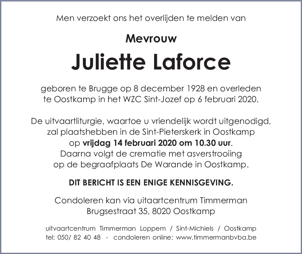 Juliette Laforce