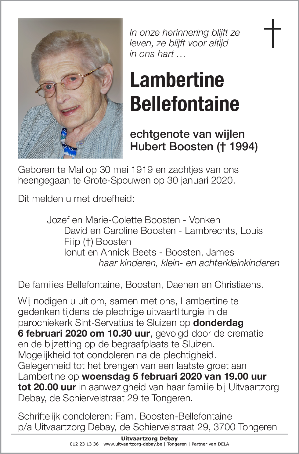 Lambertine Bellefontaine