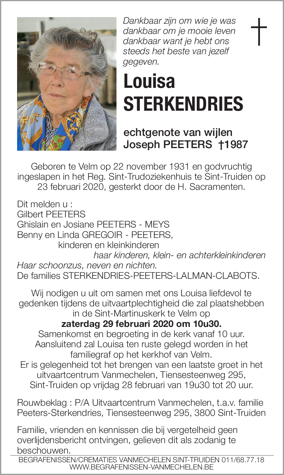 Louisa Sterkendries