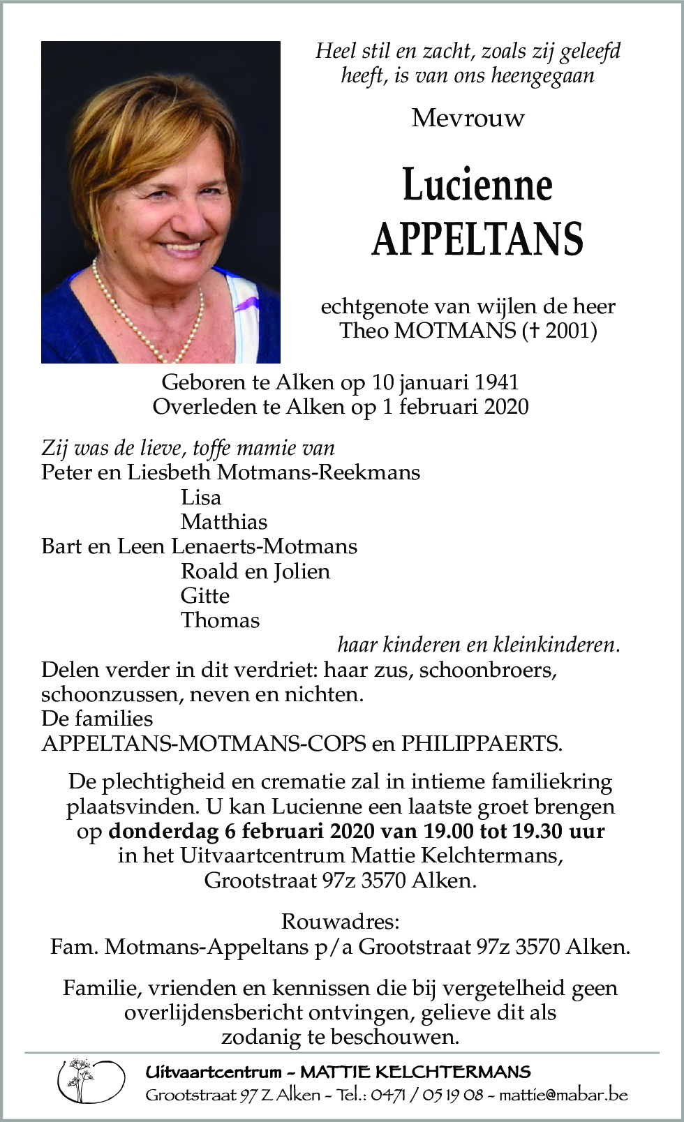 Lucienne APPELTANS