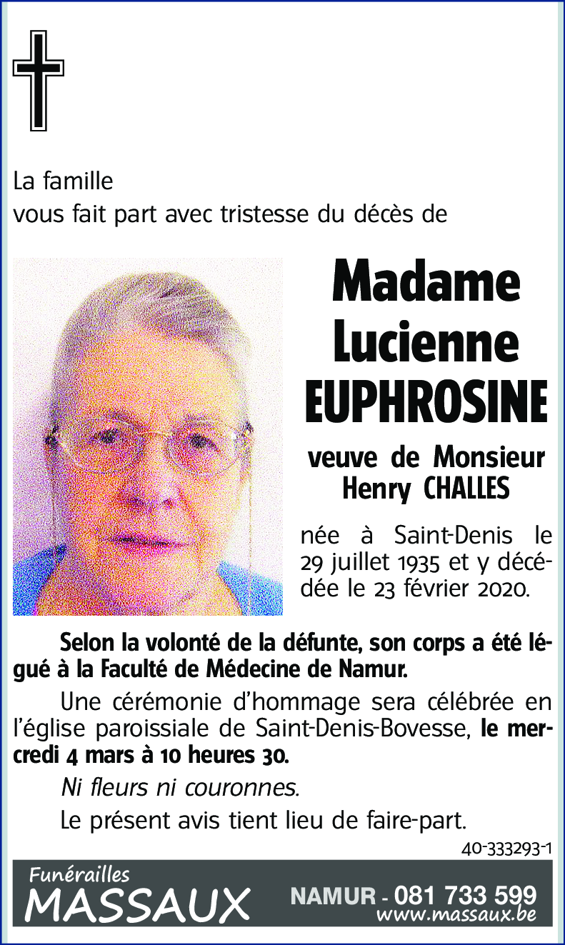 Lucienne EUPHROSINE