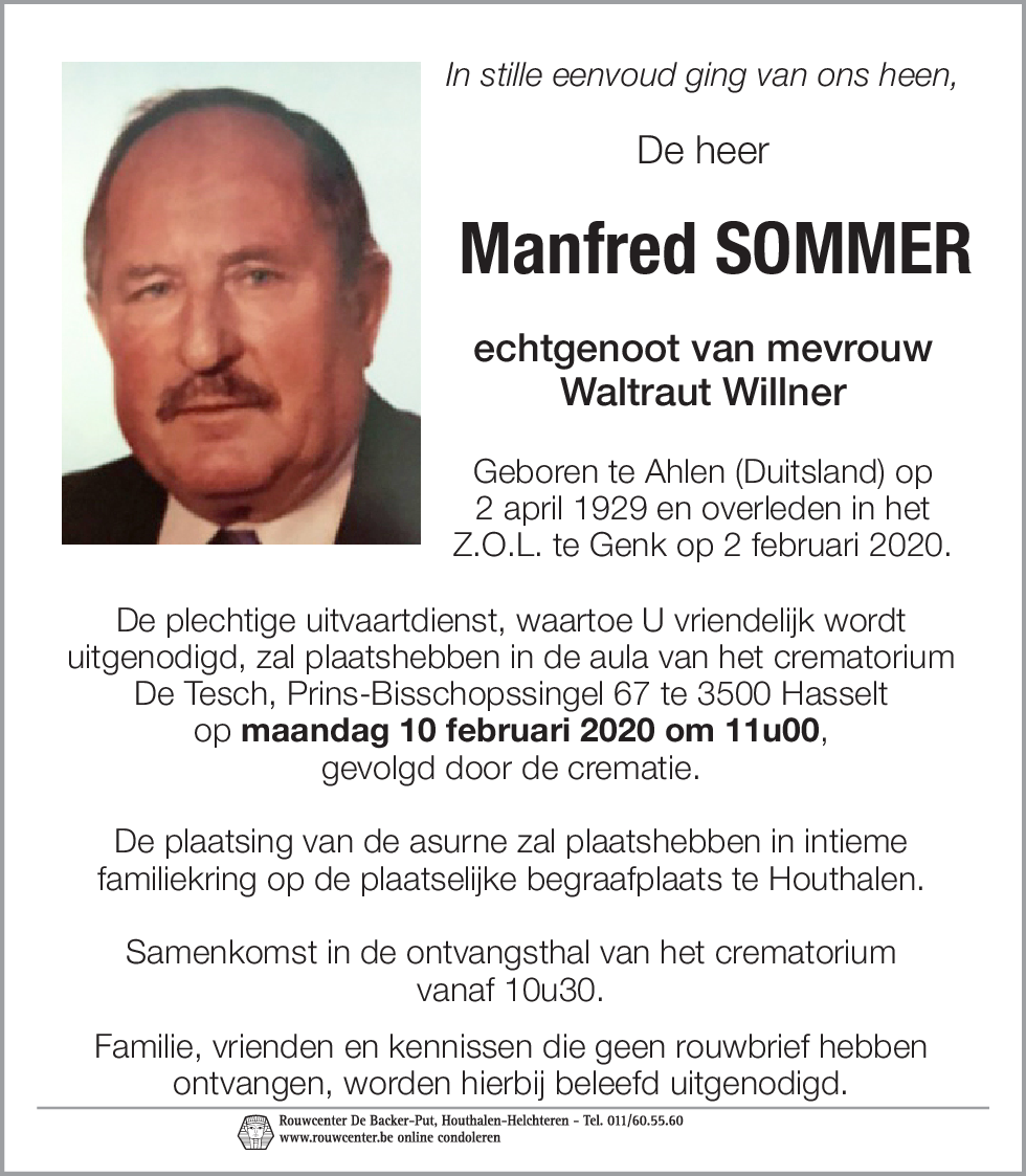 Manfred Sommer