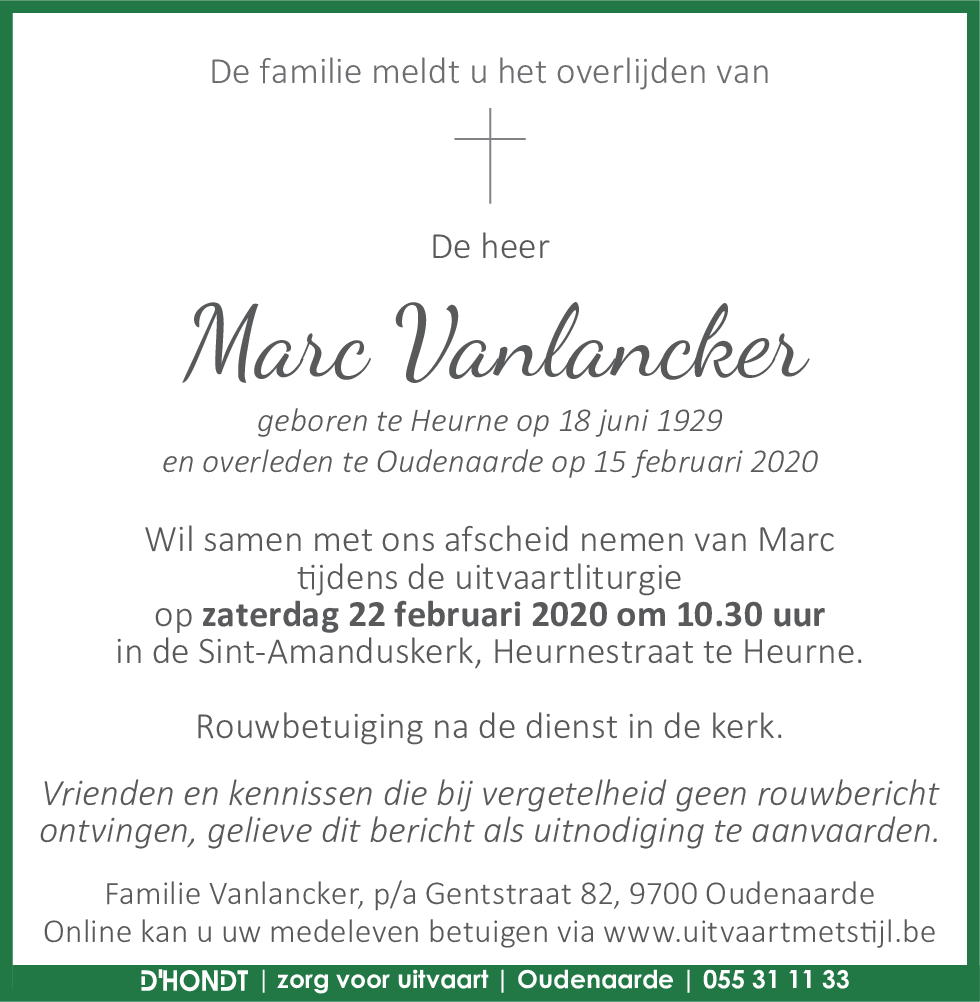Marc Vanlancker