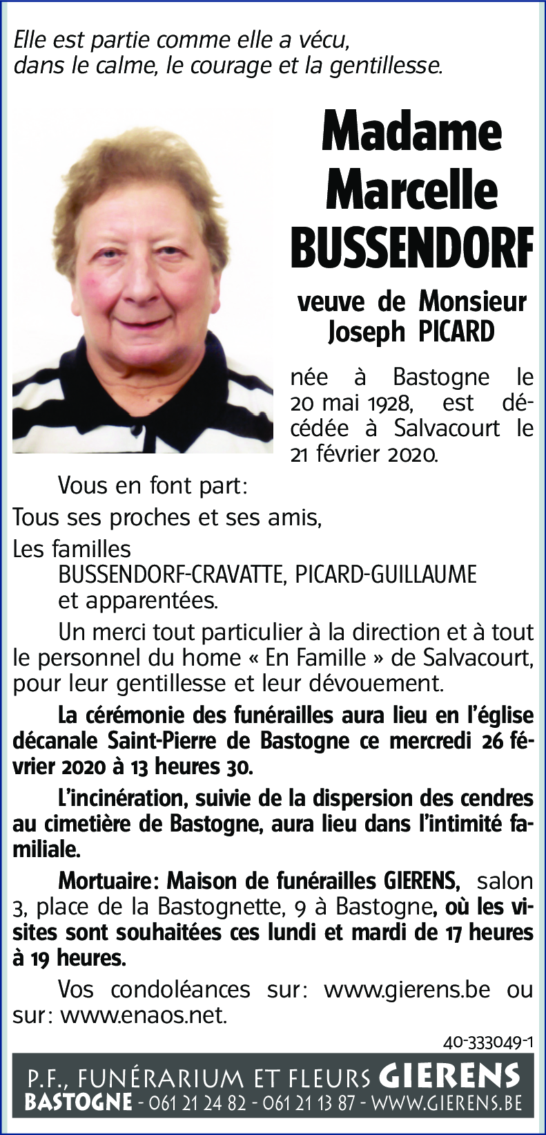 Marcelle BUSSENDORF