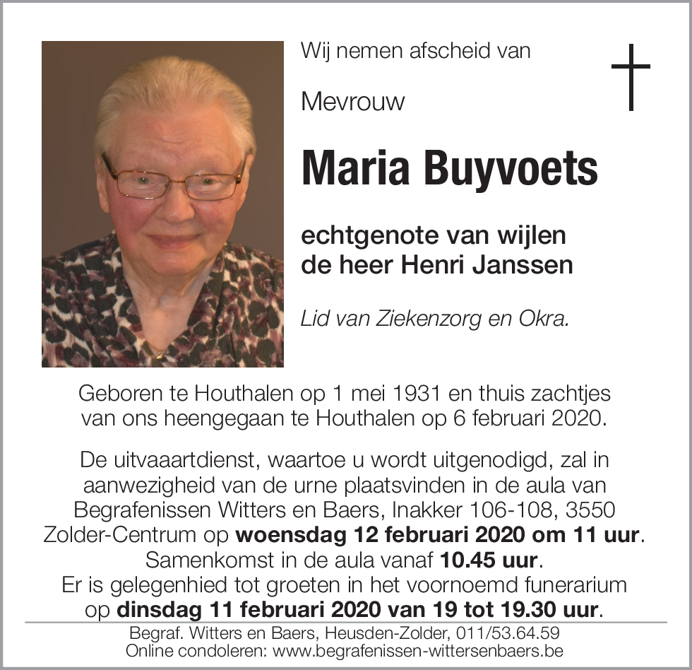 Maria Buyvoets