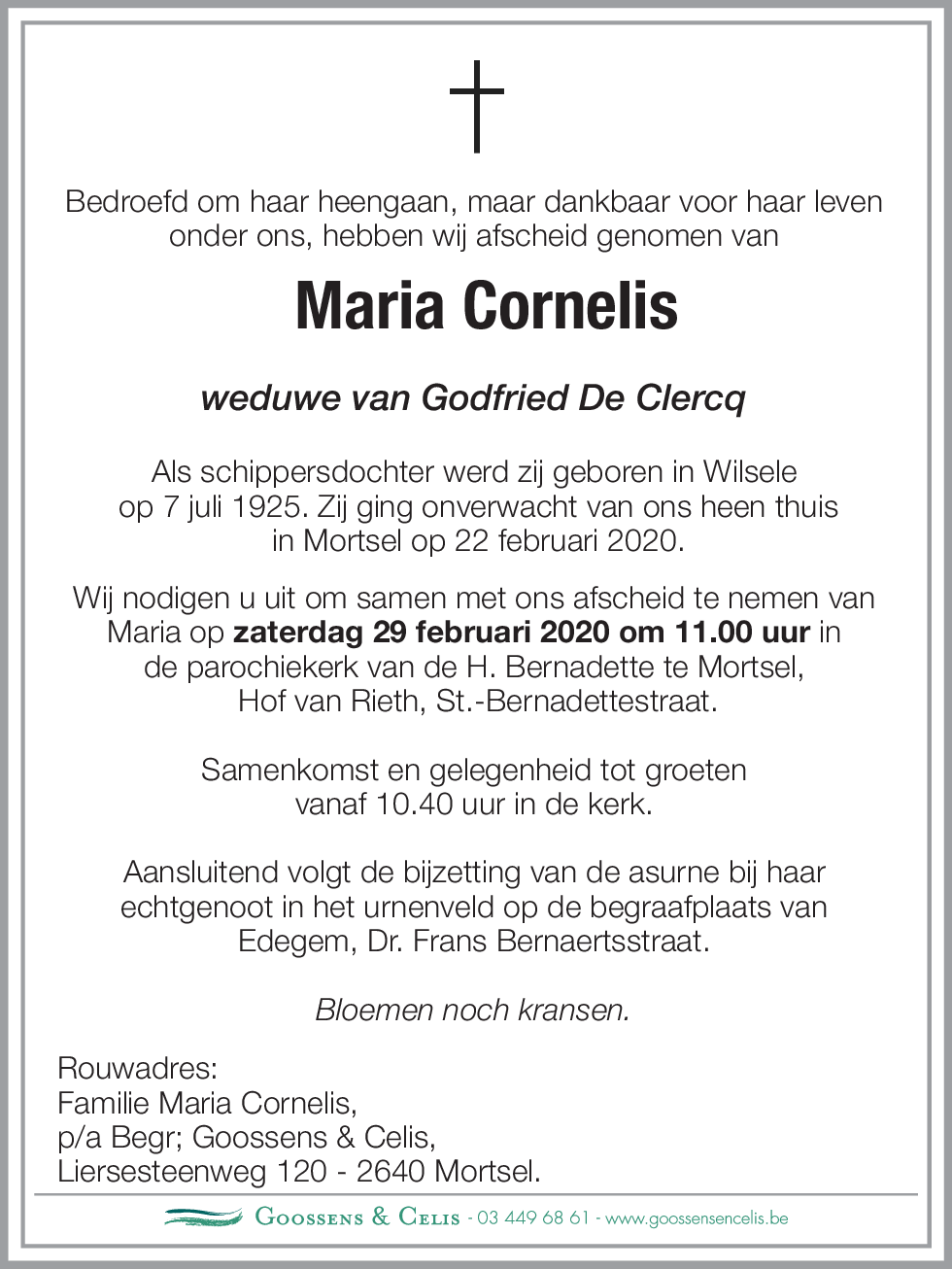 Maria Cornelis