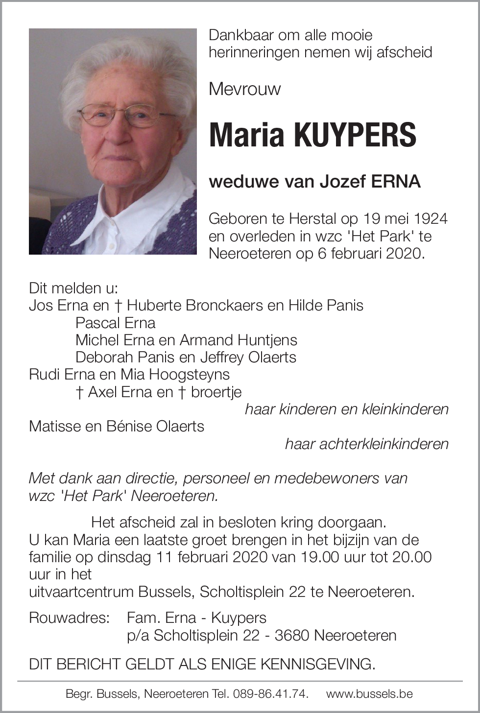 Maria KUYPERS