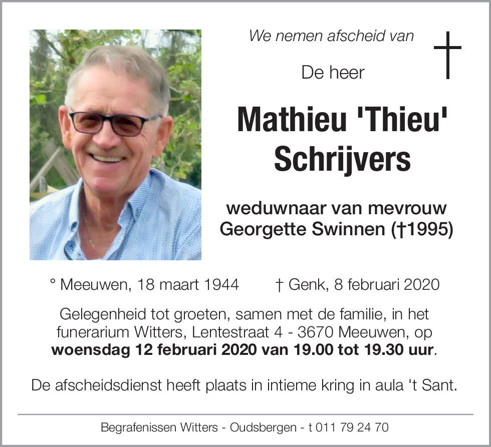 Mathieu Schrijvers