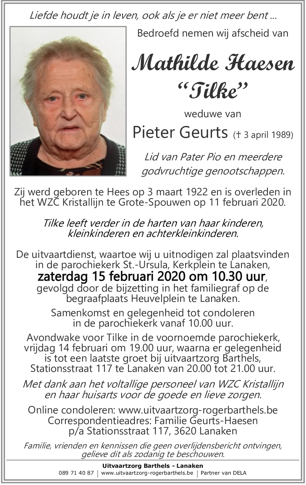 Mathilde  -Tilke- Haesen