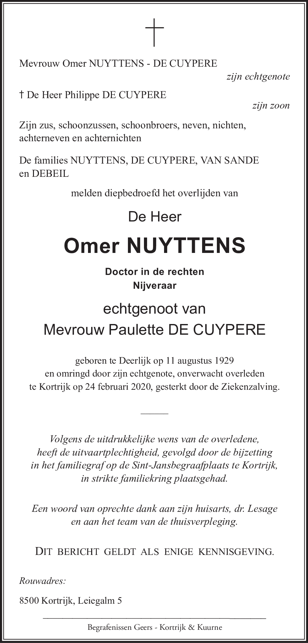 Omer Nuyttens