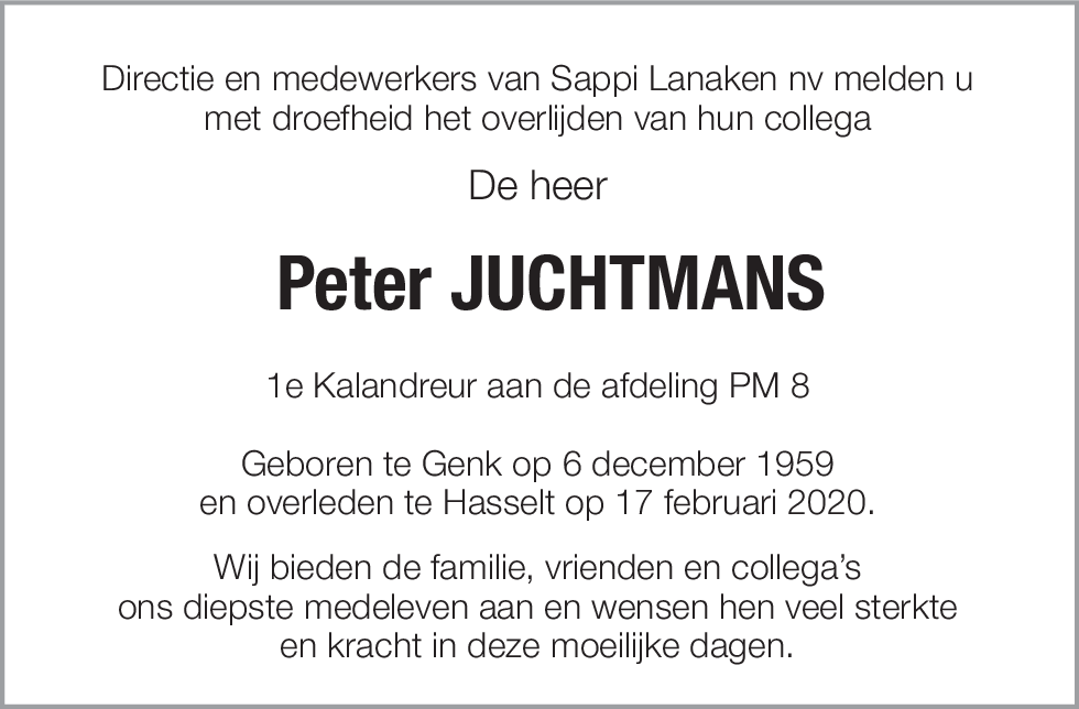 Peter Juchtmans
