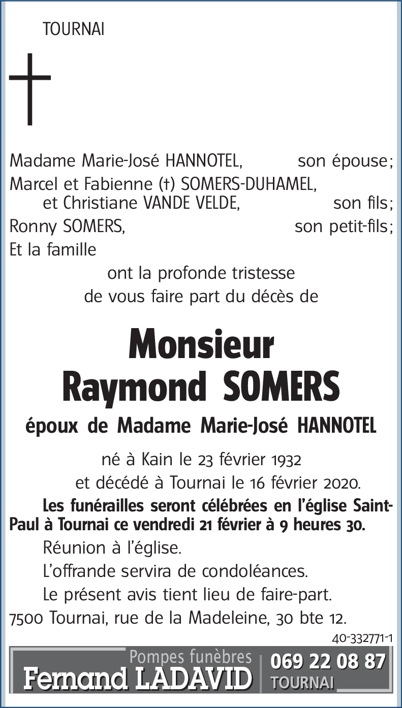 Raymond SOMERS