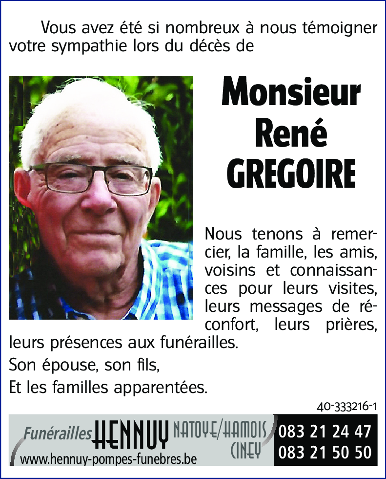 René GREGOIRE