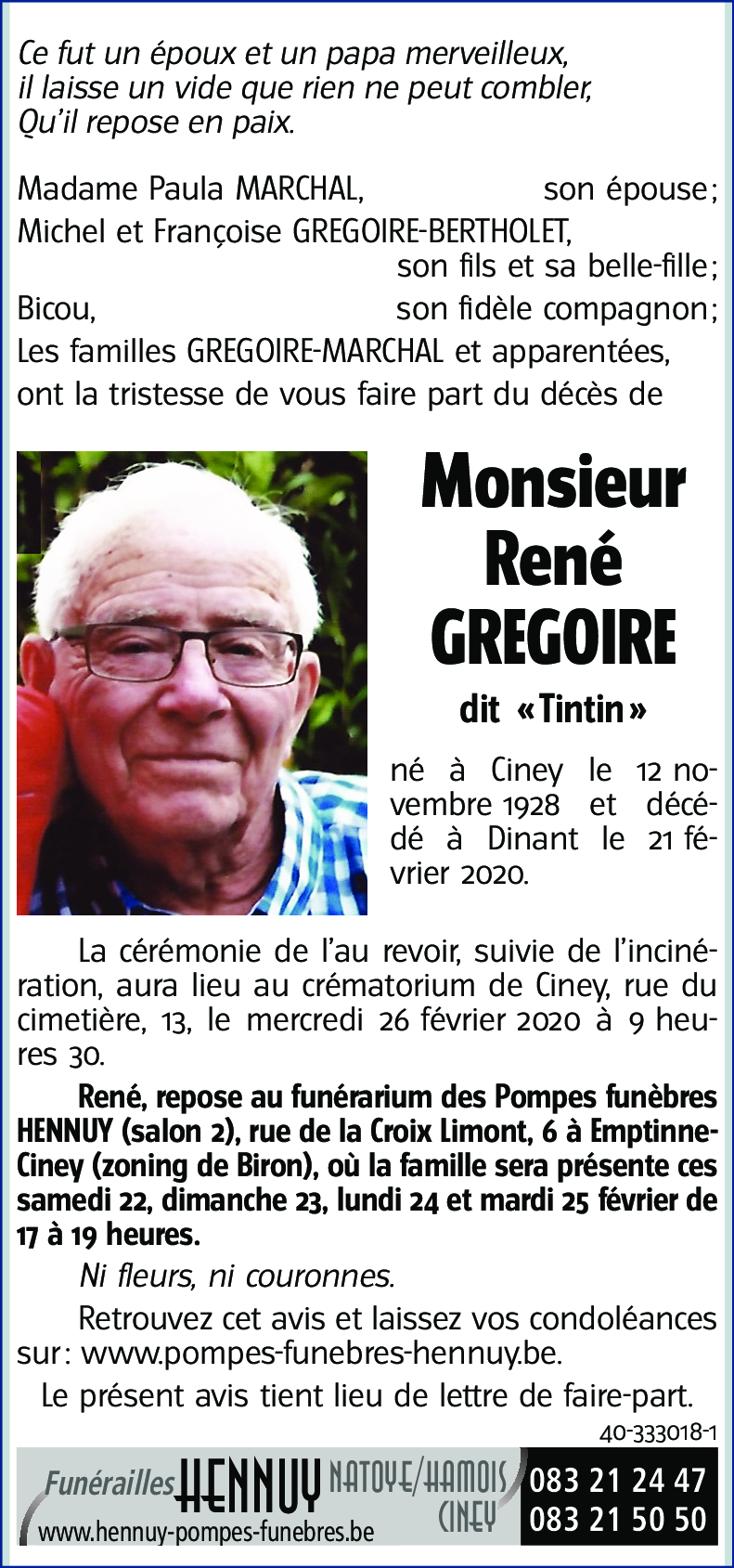 René GREGOIRE