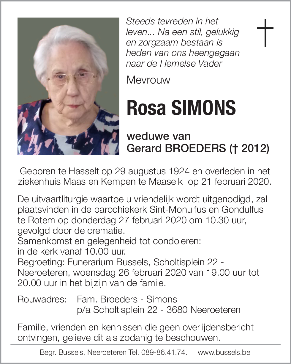 Rosa SIMONS