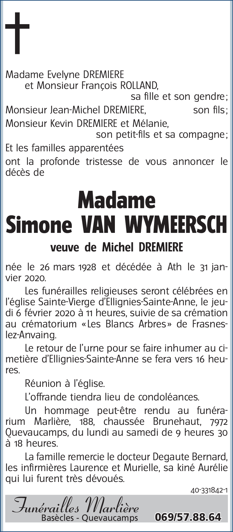 Simone Van Wymeersch