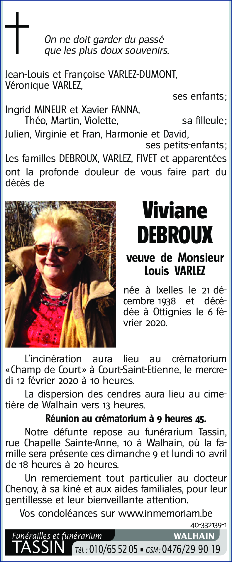 Viviane DEBROUX