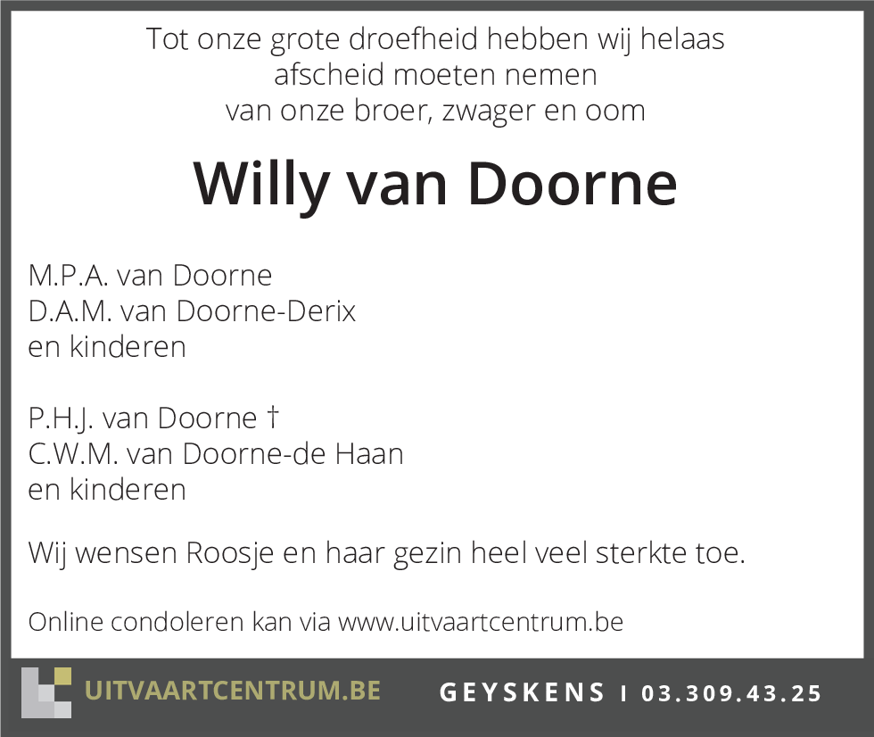 Willy van Doorne