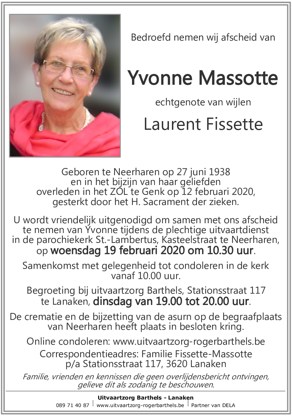 Yvonne Massotte