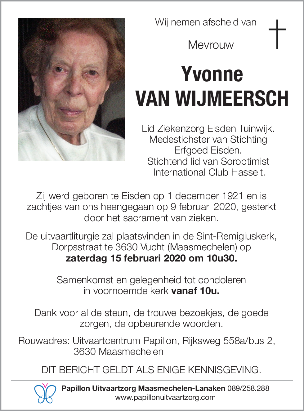 Yvonne Van Wijmeersch