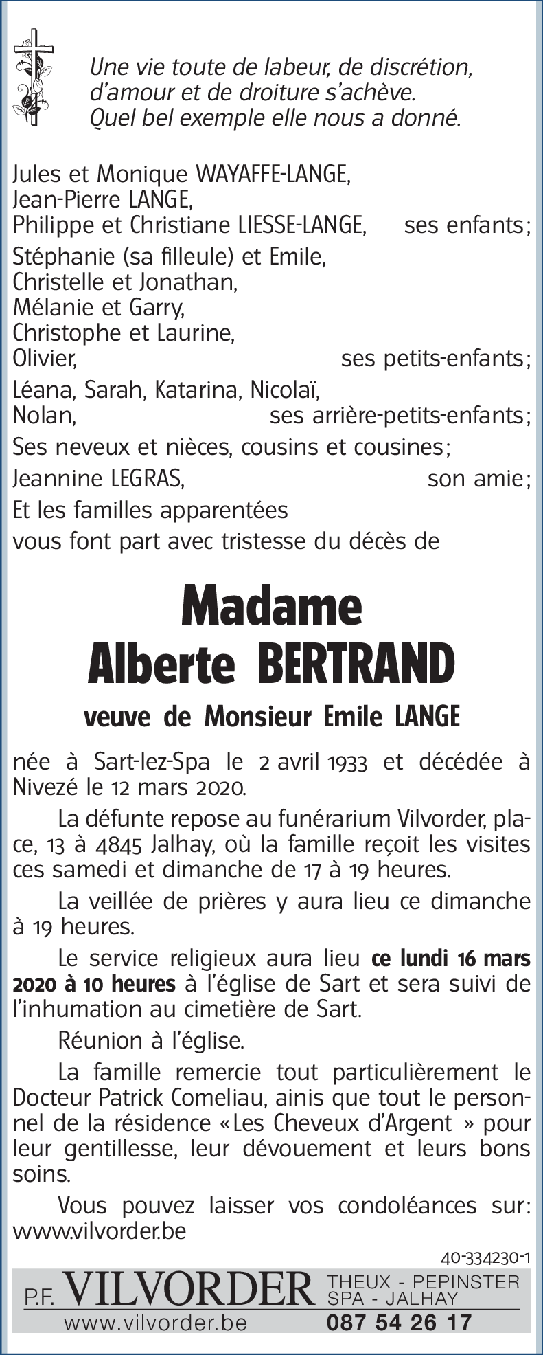 Alberte BERTRAND