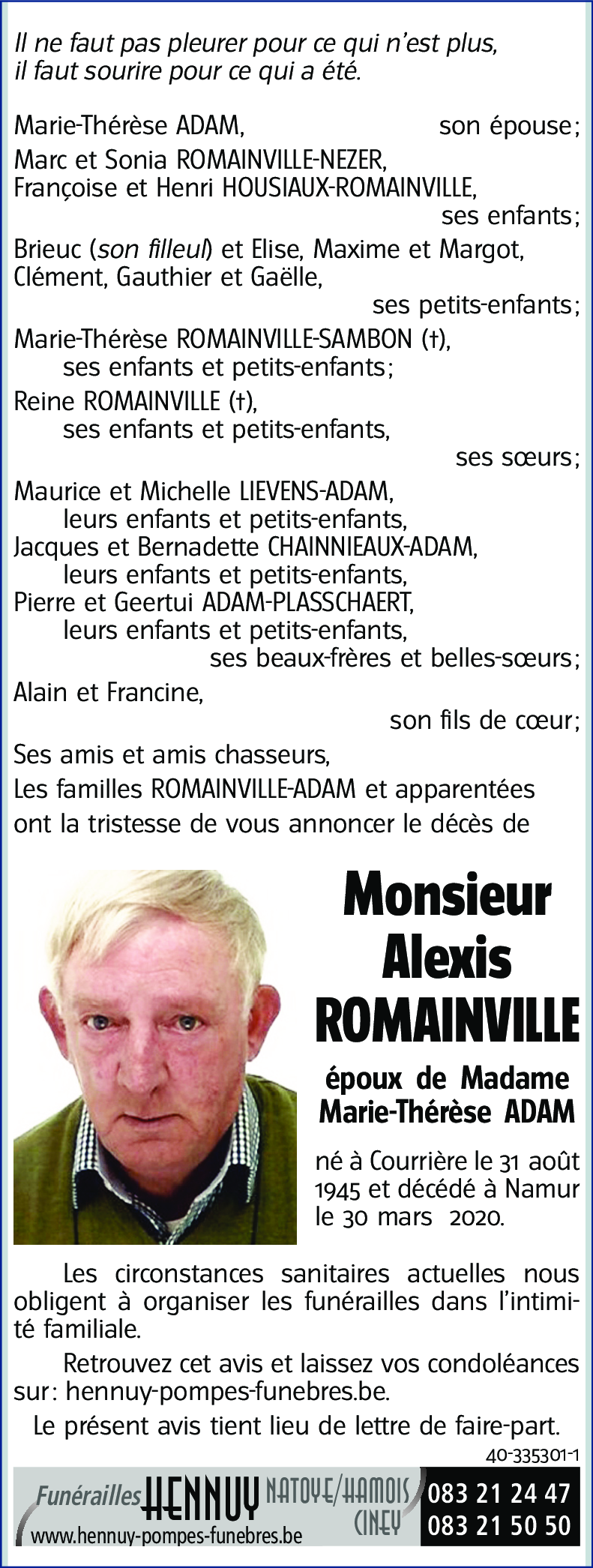 Alexis ROMAINVILLE