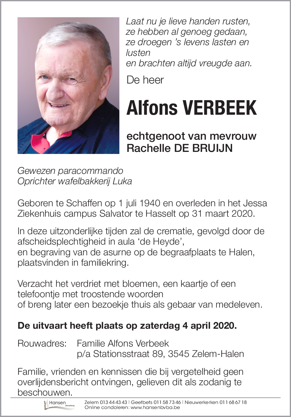 Alfons VERBEEK