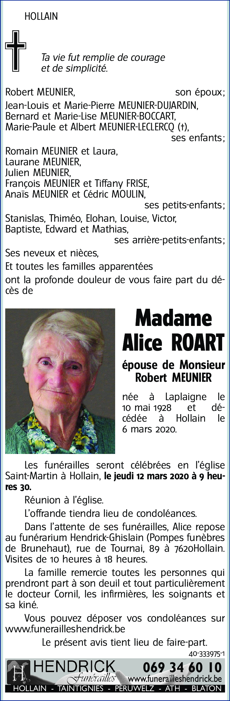 Alice ROART