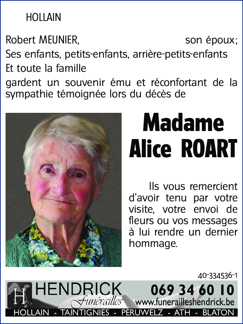 Alice ROART