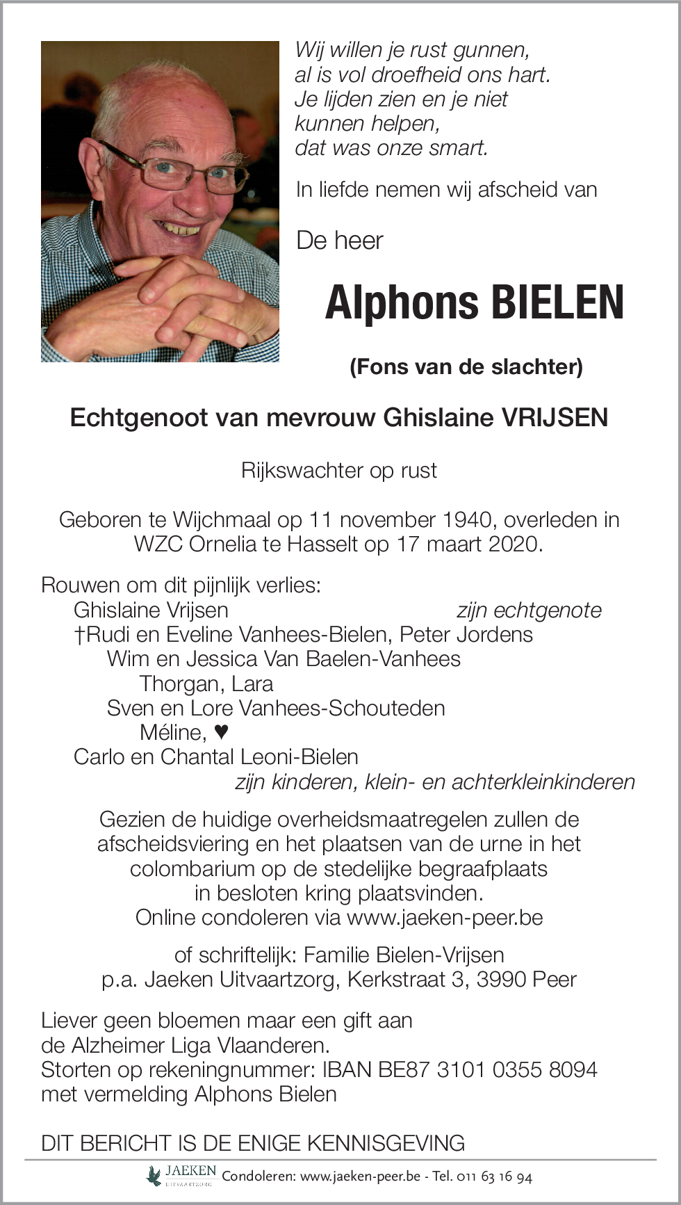 Alphons BIELEN