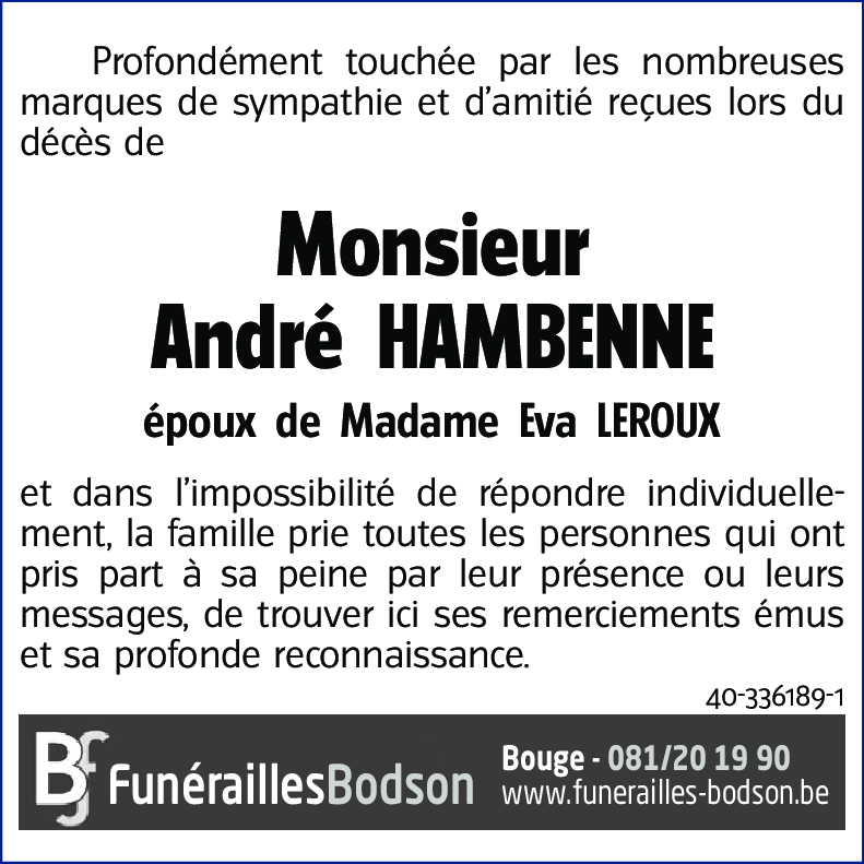 André HAMBENNE